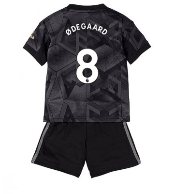 Arsenal Martin Odegaard #8 Bortedraktsett Barn 2022-23 Kortermet (+ Korte bukser)